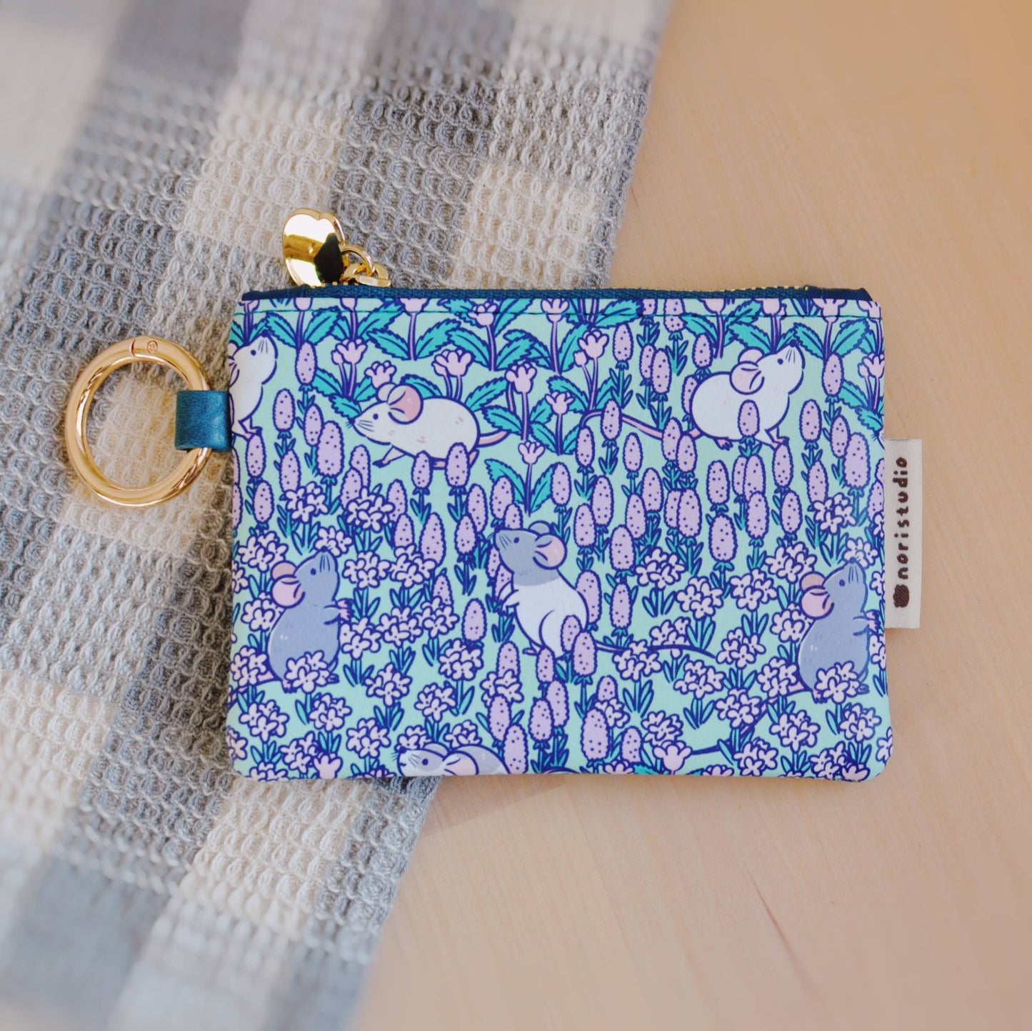 Rat Small Zipper Coin Purse by Noristudio