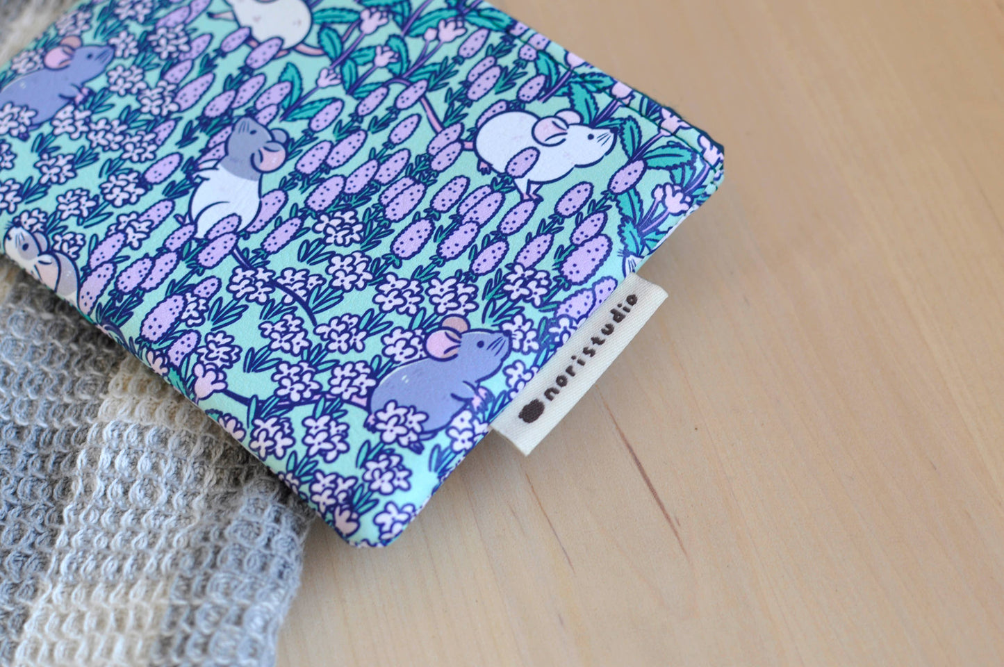 Rat Small Zipper Coin Purse by Noristudio