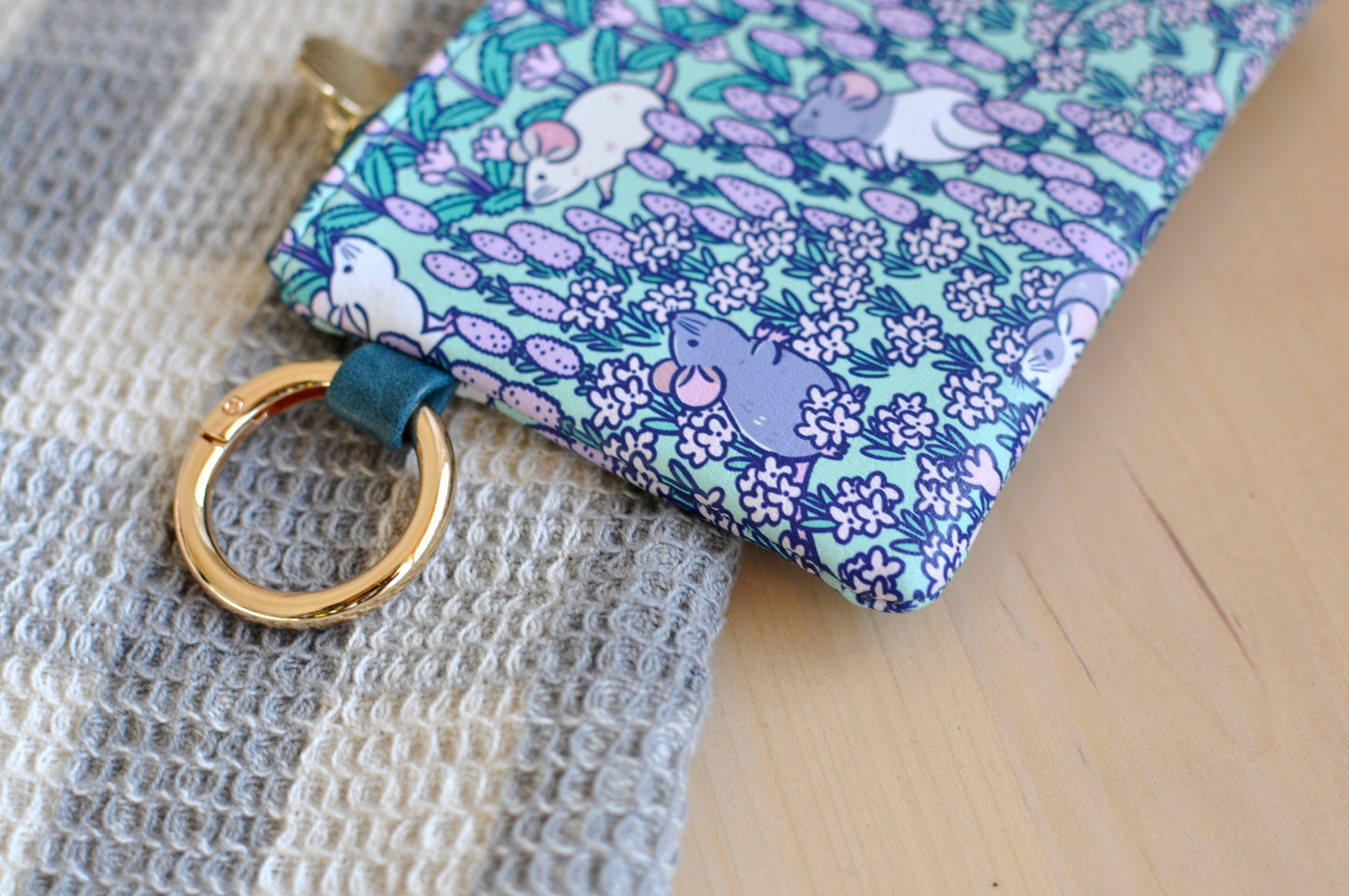 Rat Small Zipper Coin Purse by Noristudio