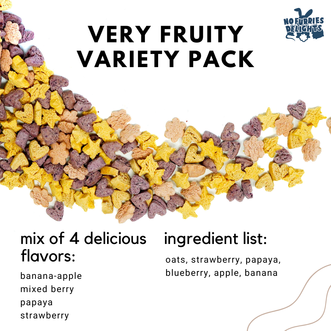 Very Fruity Variety Pack | Small Animal Treats